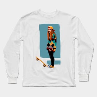 Sk8ter Grrrl Long Sleeve T-Shirt